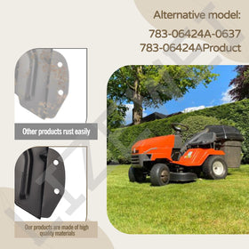 LIZEWEI guard cover on riding mower belt path