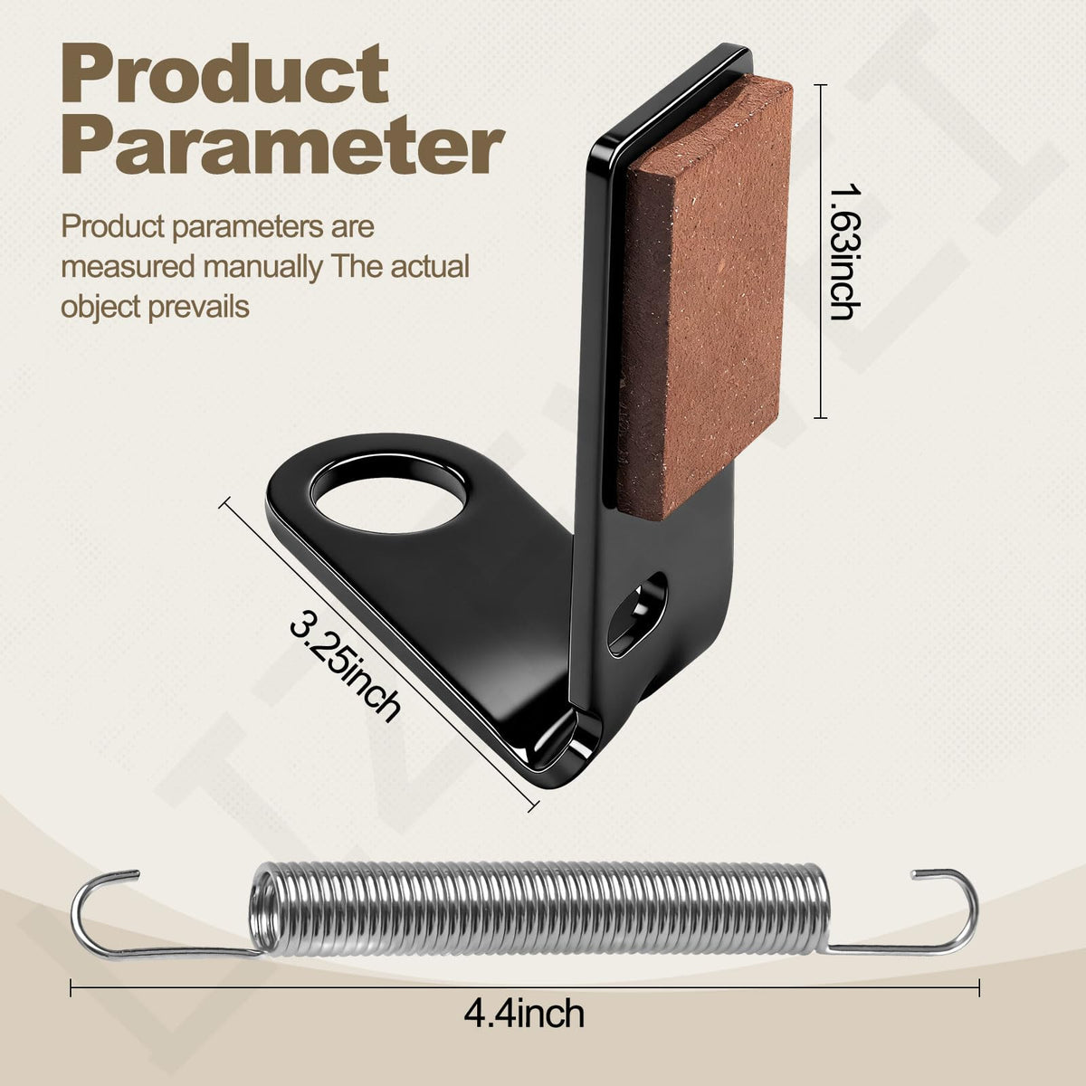 LIZEWEI GX20515 retainer parts shown for secure brake pad installation.