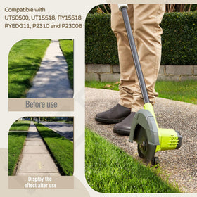 LIZEWEI heavy-duty edger blade 1-inch arbor close-up for secure fit.