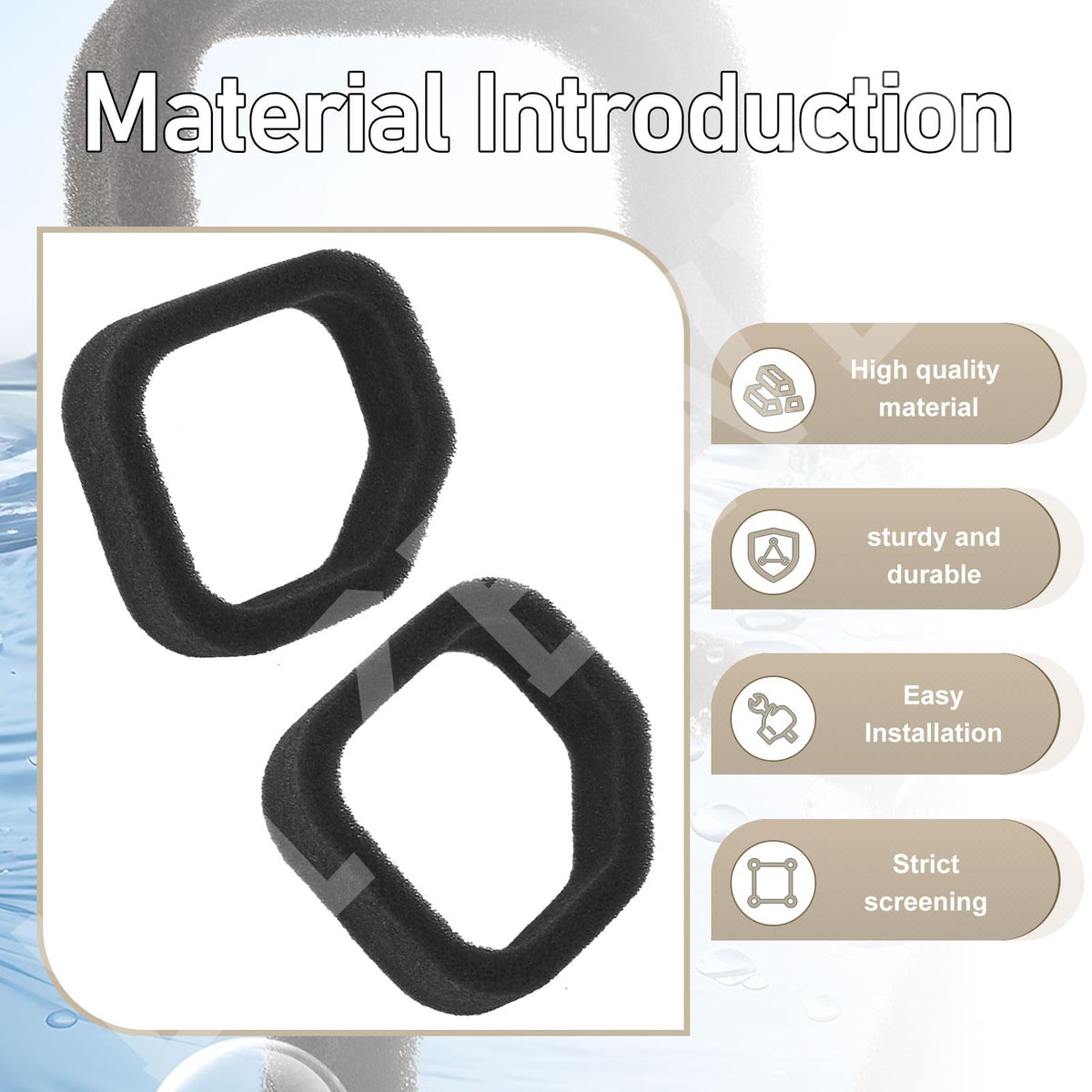 LIZEWEI packaging displays all parts for ready replacement.