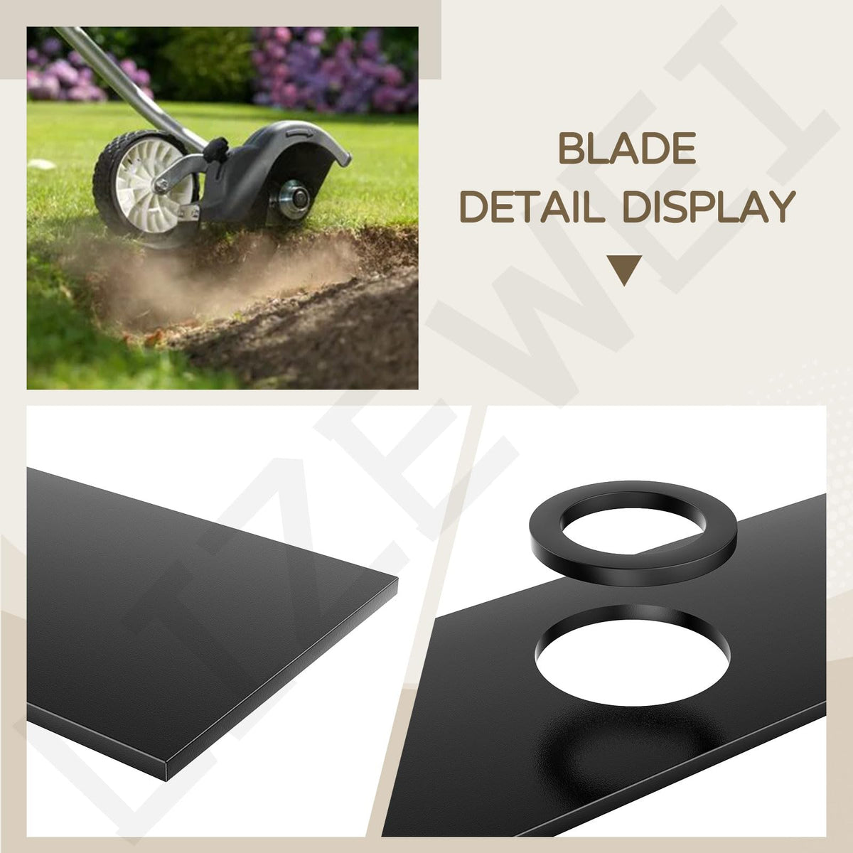 LIZEWEI reversible edge design extends blade life by flipping the edge