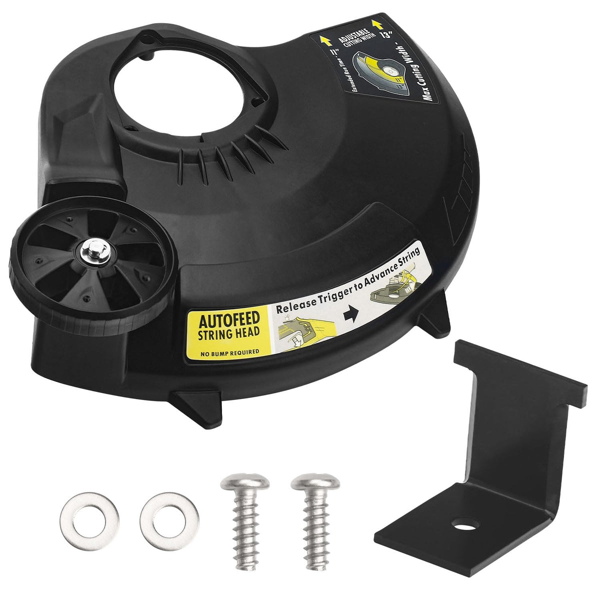 LIZEWEI trimmer guard assembly for Ryobi P2008 improves safety during lawn edging.
