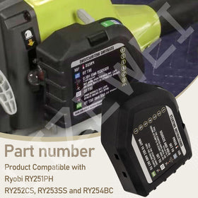 LIZEWEI setup on a Ryobi trimmer shows an easy part swap.