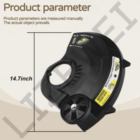 LIZEWEI knife cutter preinstalled speeds line trimming with clean cuts.