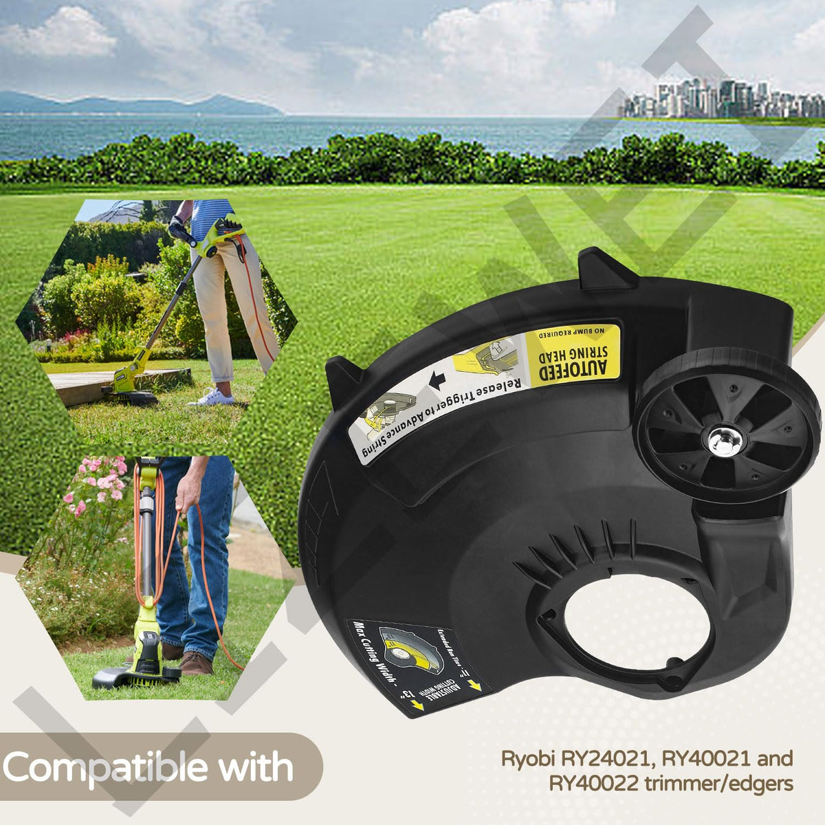 LIZEWEI two-pack replacement blades simplify maintenance for outdoor tools.