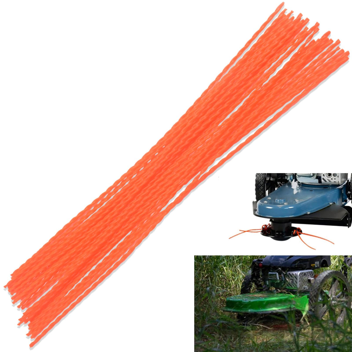 LIZEWEI universal walk-behind trimmer line, 21.25-inch length for mower heads
