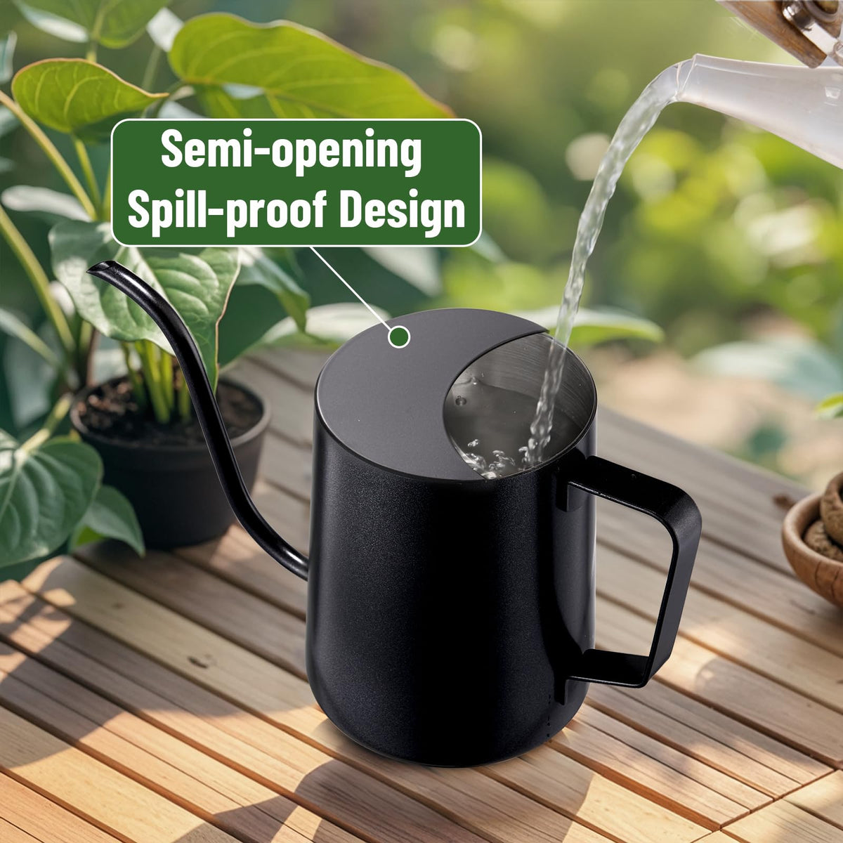Lizhluzh wide-mouth design for easy refilling and cleaning
