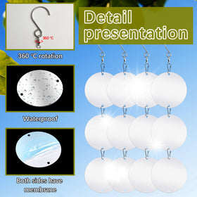 Lizoidzsm Bird Scare Disc easy assembly for quick outdoor setup