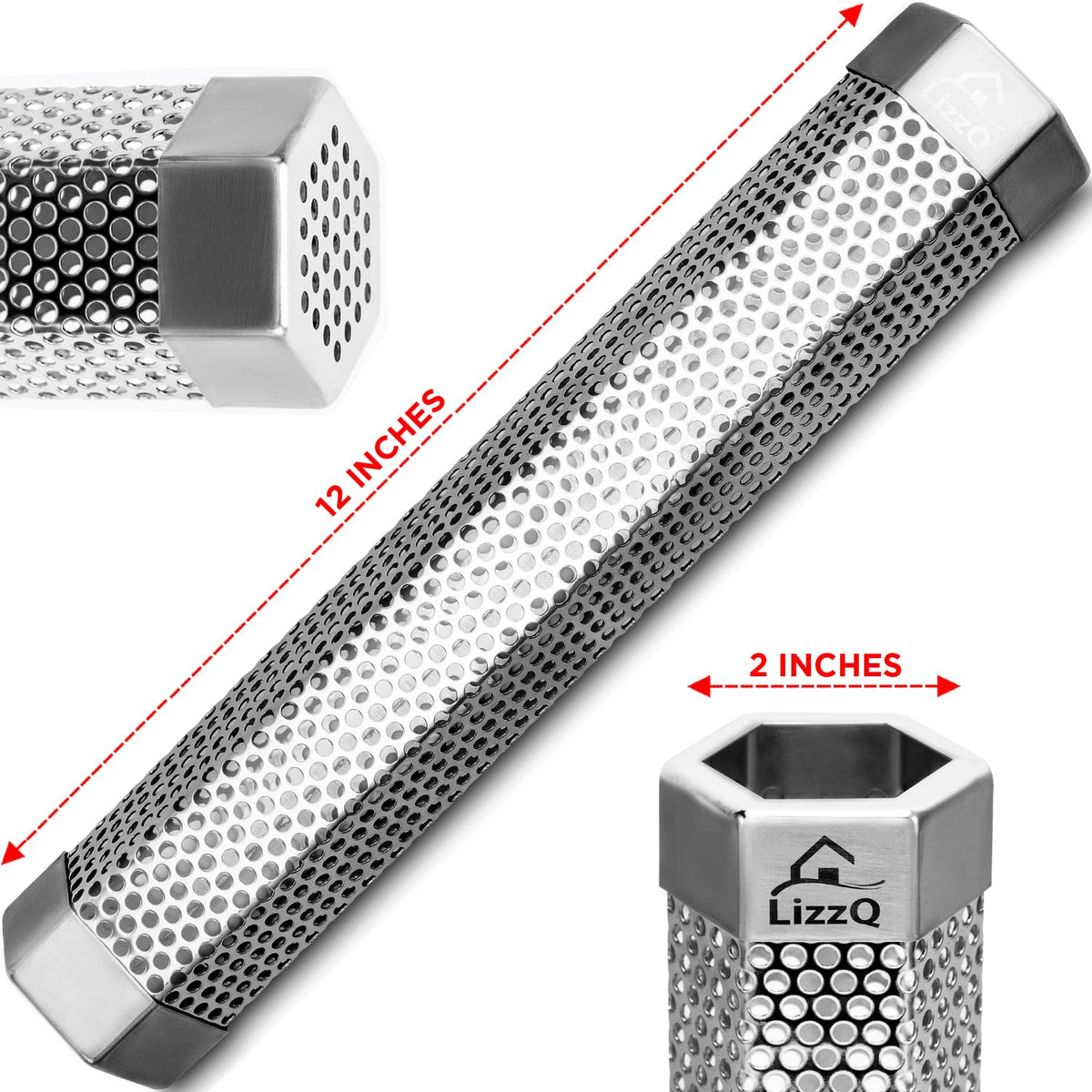 LIZZQ works with any grill for versatile smoking experiences.