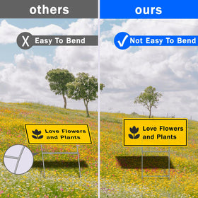 Ljliudu outdoor signage weather resistance for year-round real estate displays.