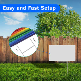 Ljliudu real estate sign stake pack for versatile yard and events.