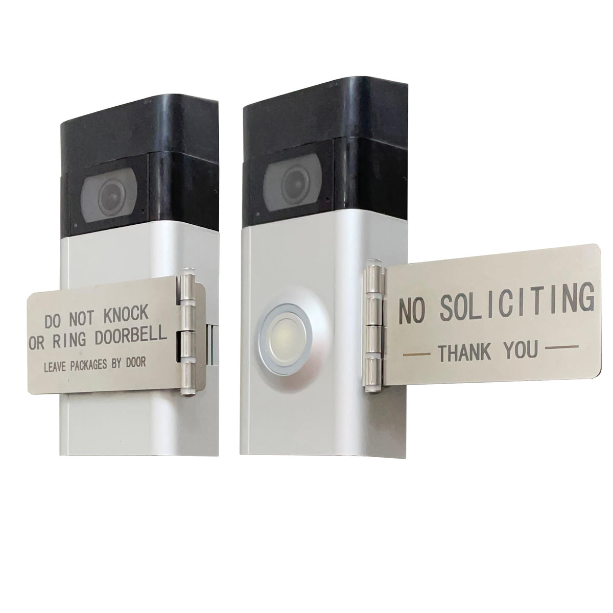 LJSCARE doorbell sign dont knock or ring on right side for quiet naps