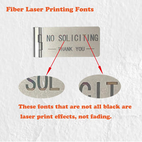 LJSCARE dual sign switchable design to select messages