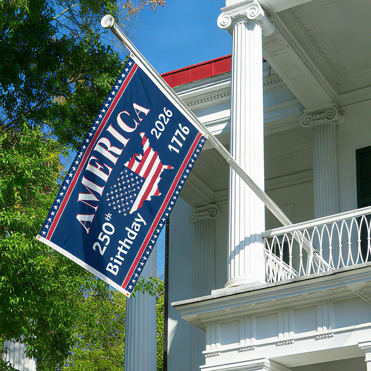 LJSCQF flag durable material detail signaling long-lasting display quality.