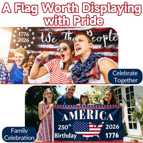 LJSCQF flag indoor wall decor adds seasonal patriotic ambiance.