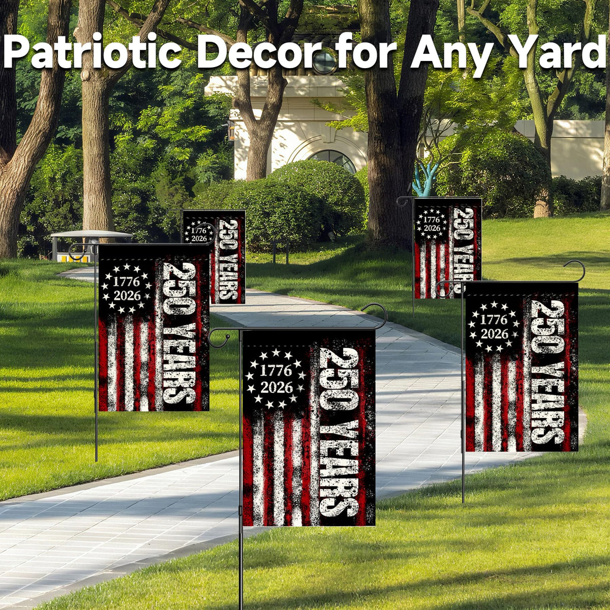 LJSCQF 13 star distressed stripes design adds commemorative style.
