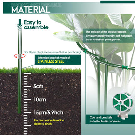 LKSSZS plant ties 164 feet secure leaves and tidy garden appearance.