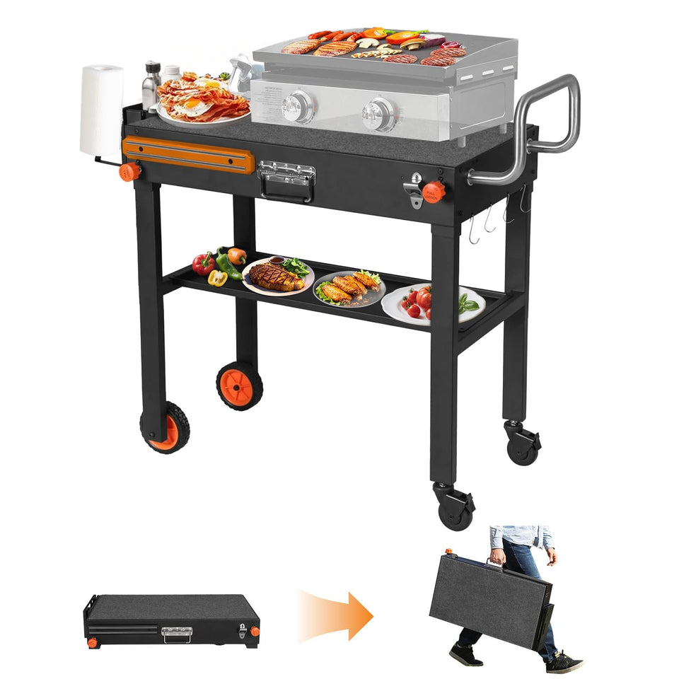 LKVHV portable grill table overview for versatile outdoor cooking setup.