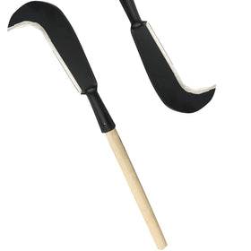 LLARGUEST Sickle garden tool with steel blade, ideal for tough clearing tasks.