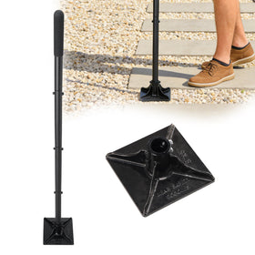 LLARGUEST tamper tool with 59 inch handle for soil compaction