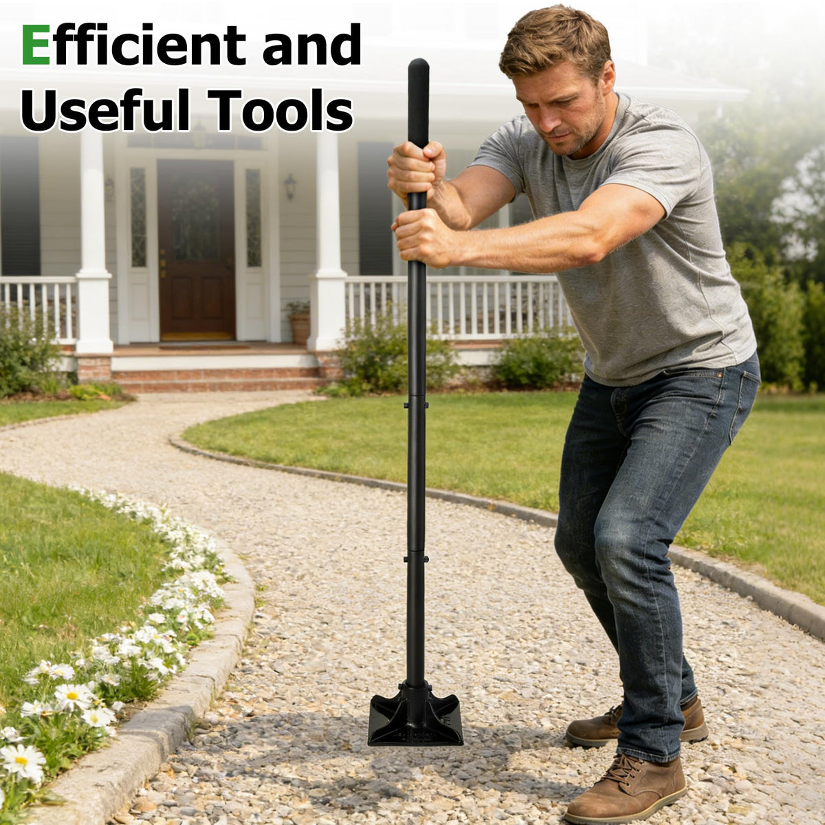 LLARGUEST ideal for pavers, edging and fence post installations