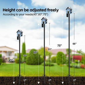LLARGUEST universal mounting plate 4x4 compatible with most feeders