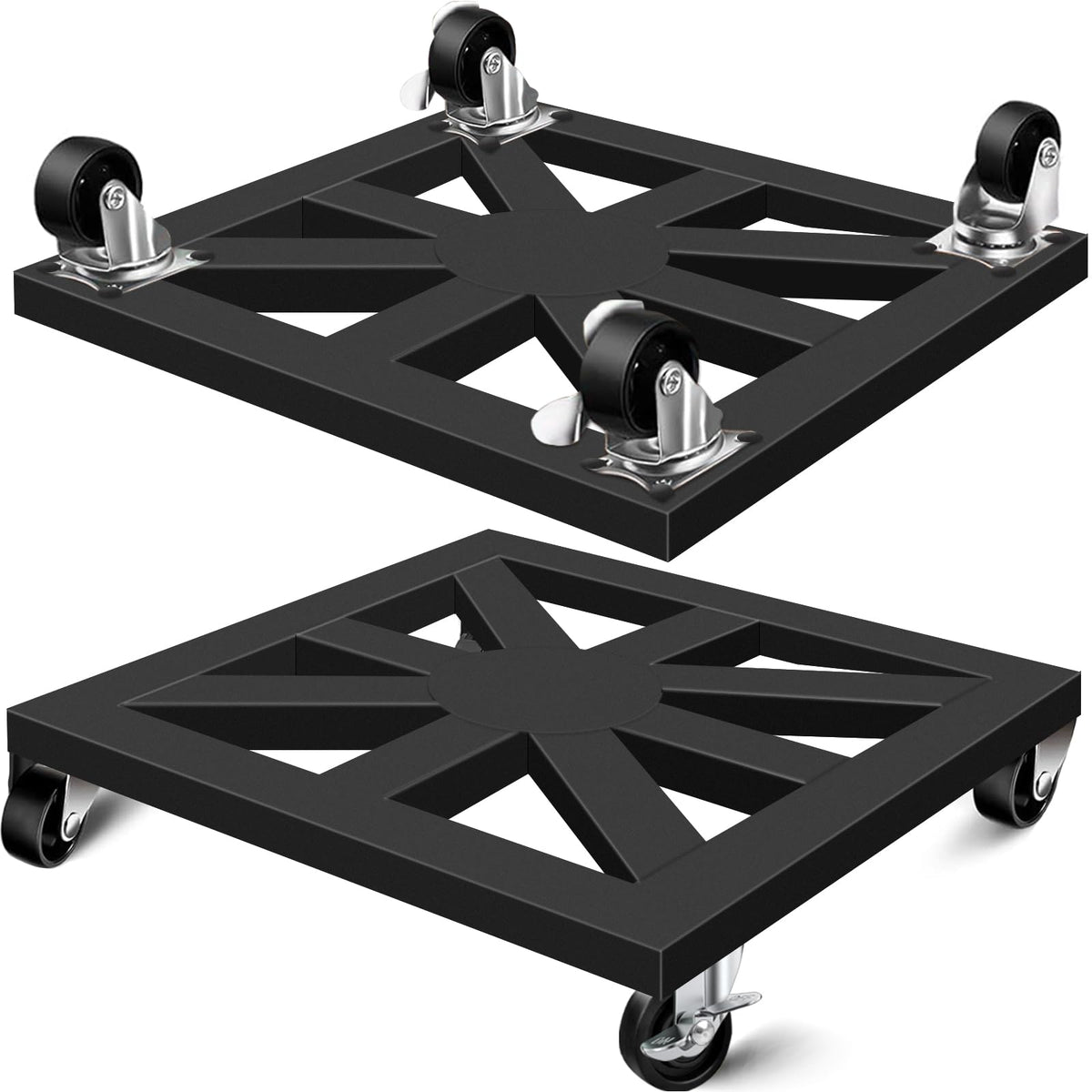 LLAXERGU plant caddy with wheels moving heavy pots smoothly across indoor floors