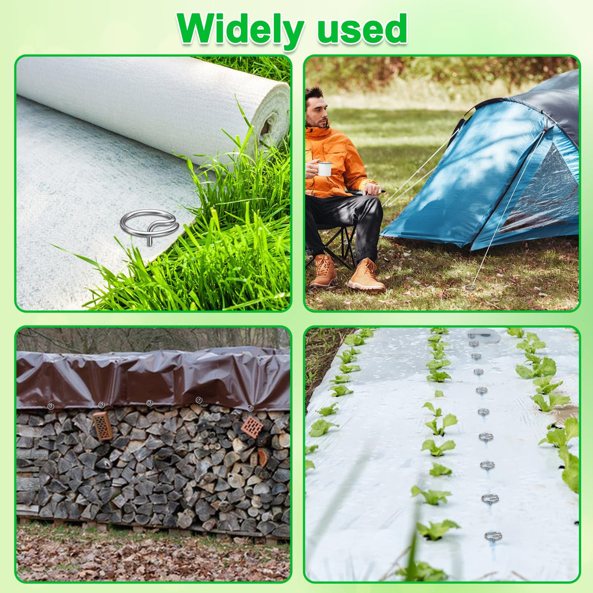 LLCJYYCY reusable and eco-friendly staples for multiple outdoor projects.