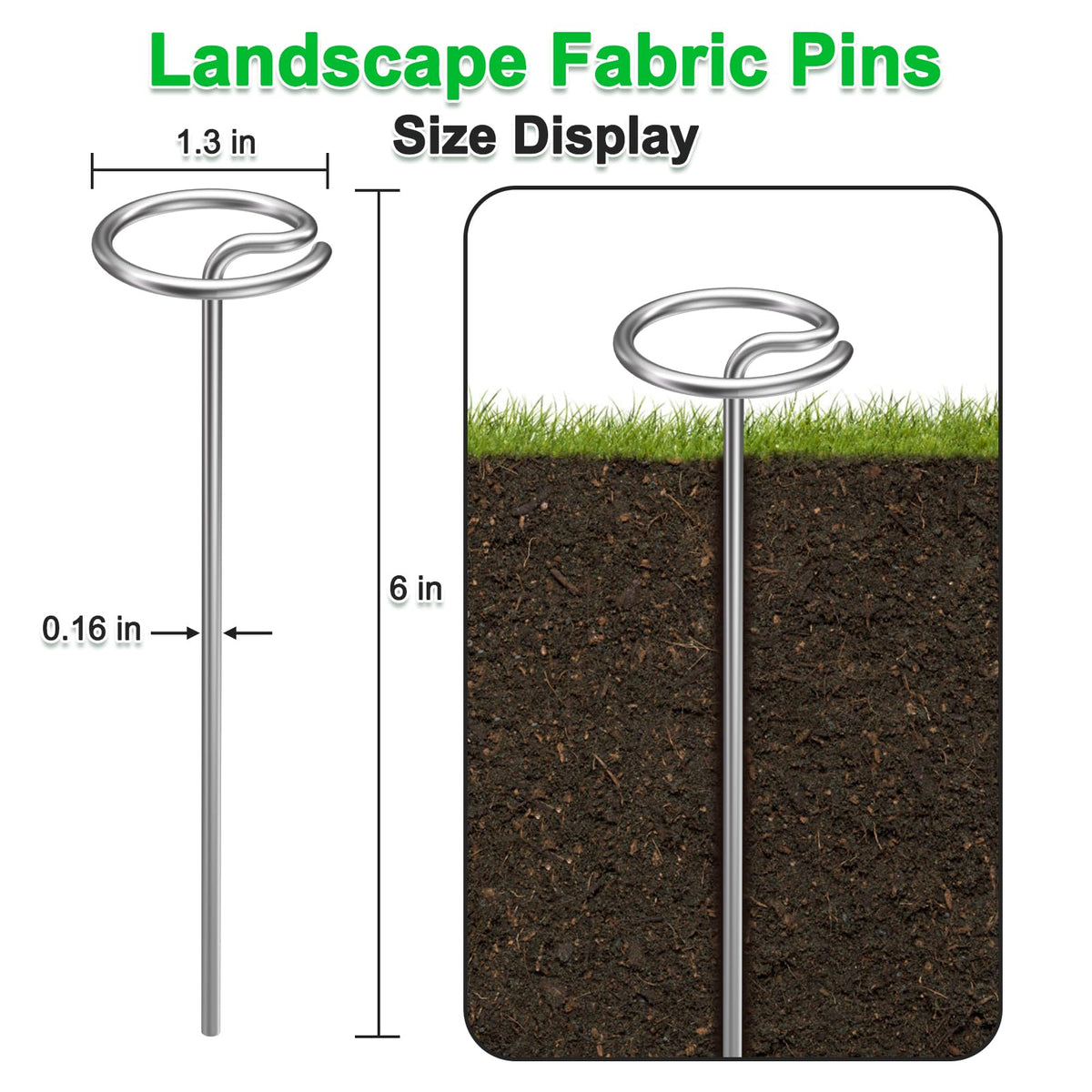 LLCJYYCY thickened 8-gauge steel pin provides strong resistance against bending during installation.