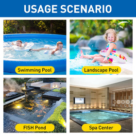 LLWAN suitable for in-ground and above-ground pools.