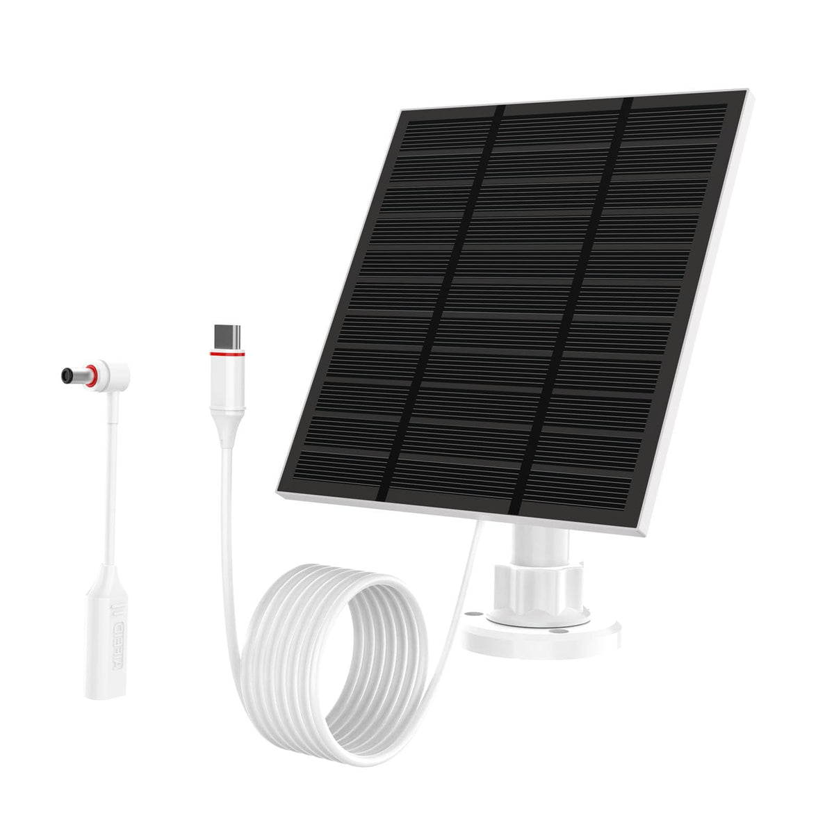 LMDTYN 5W solar panel for Ring camera powering outdoor security with sunlight