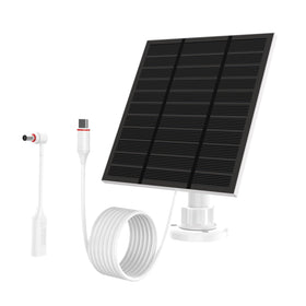 LMDTYN 5W solar panel for Ring camera powering outdoor security with sunlight