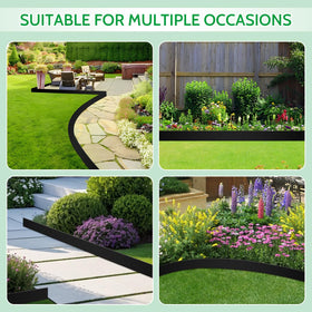 Lmiaiwe 40ft border defines beds and lawns for tidy edges.