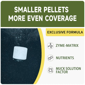 LMJP Muck Reducer safe for fish and wildlife in small water features
