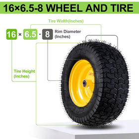 LMYYGOO front wheel with 3-in offset hub improves alignment.
