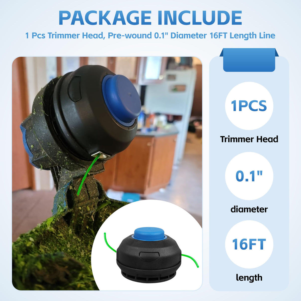 Packaging image for LNATPPE KLS124-03 detailing included parts and model compatibility.