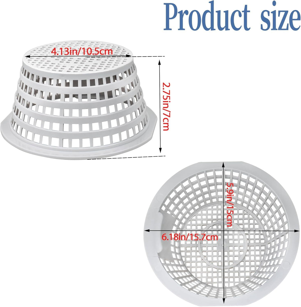 LNATPPE Swimline basket side view highlighting compatibility with ACM88 8928 skimmers