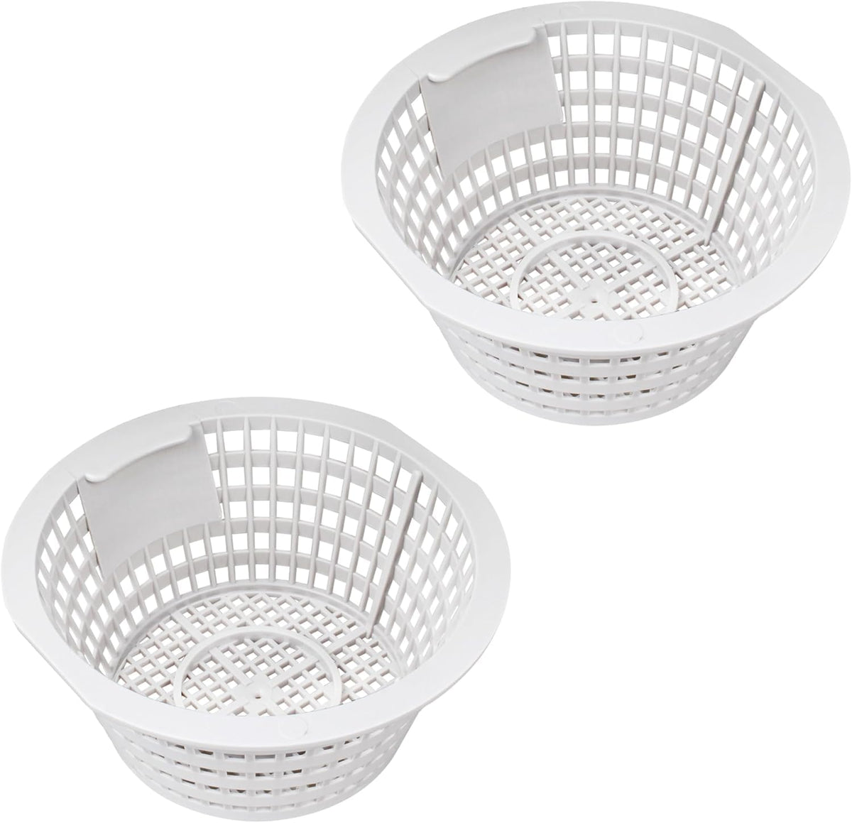 LNATPPE Swimline skimmer basket top view showing debris-catching design for clean filtration