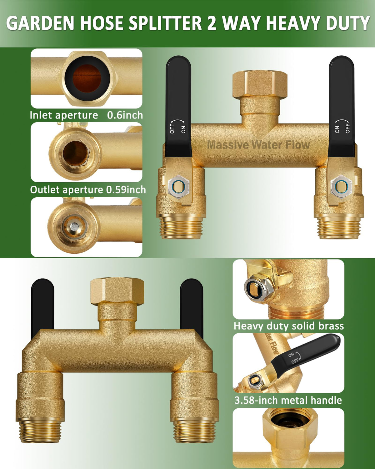 LNEZCDB two outlets with vertical 90-degree thread for reduced gravity stress
