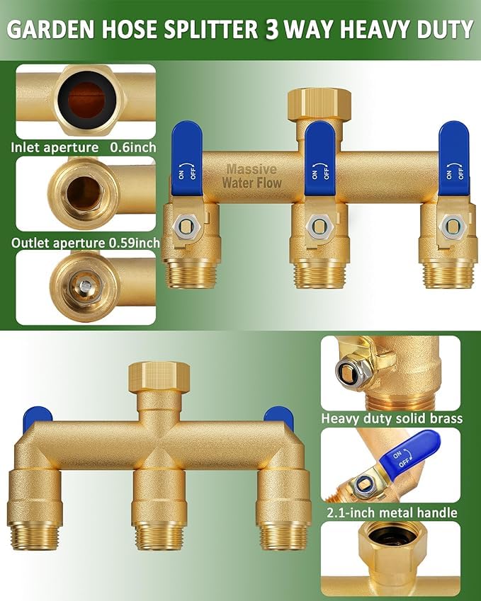 LNEZCDB vertical 90-degree outlet reduces hose and timer strain.