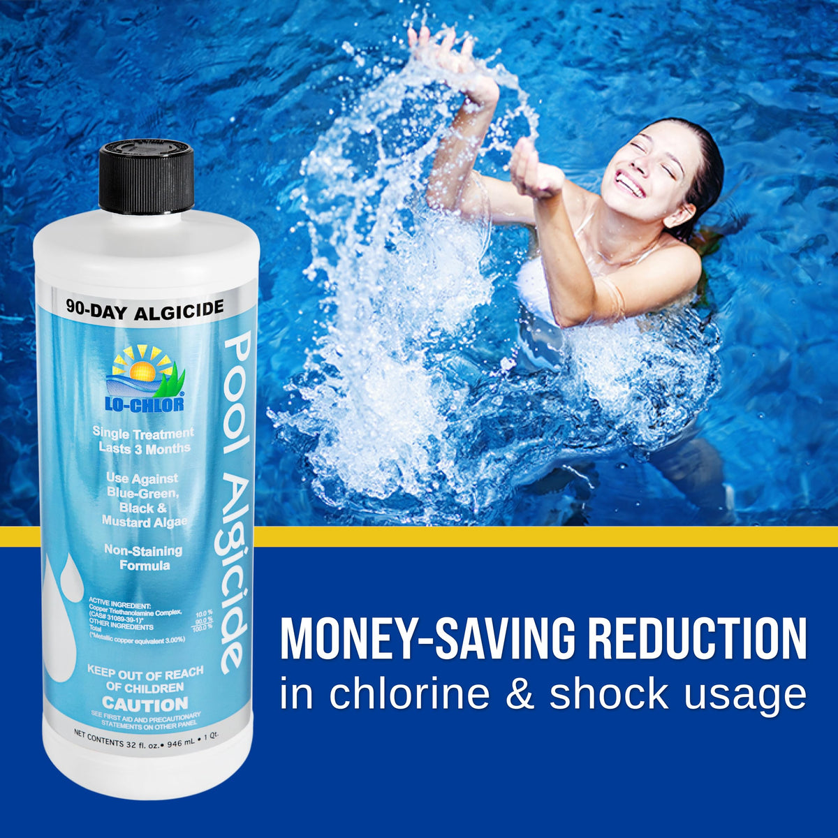 Lo-Chlor universal pool compatibility with inground and above-ground pools