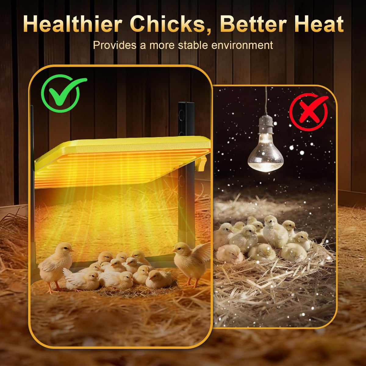Lobeline brooder plate with five height positions for setup flexibility.