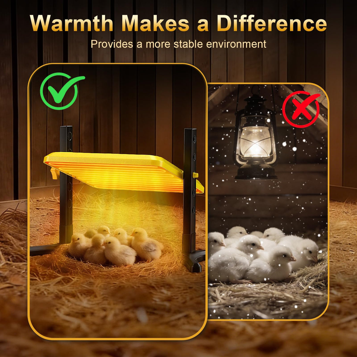 Lobeline Brooder Plate adapts to chickens, ducks, and small animals in various housings.