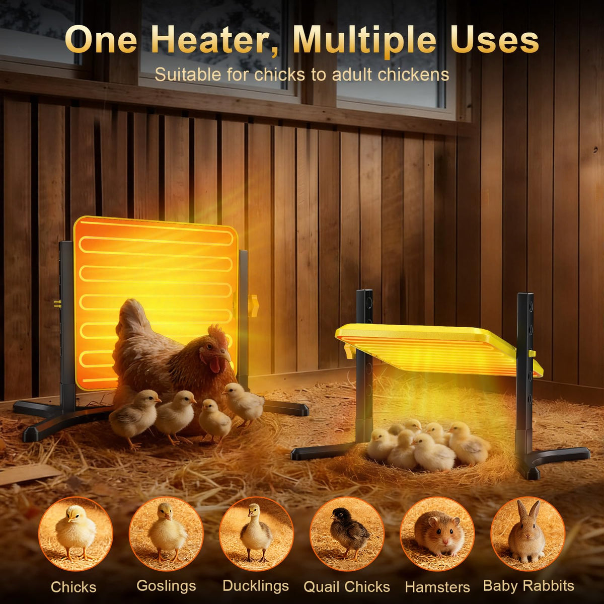 Lobeline Brooder Plate installs tool-free in minutes for quick setup.
