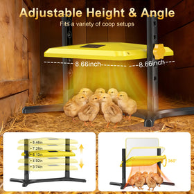 Lobeline Brooder Plate UL-certified safety with radiant heating and no bulbs.