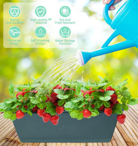 LOCONHA lightweight durable plastic planter emphasizes easy handling