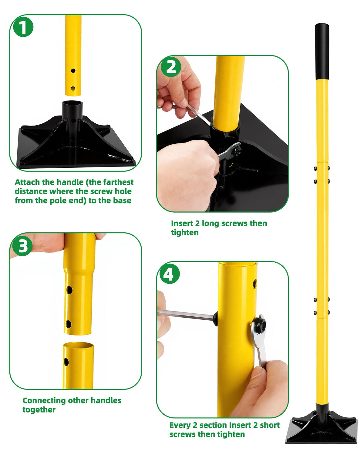 LOCONHA tamper cushioned grip ensures comfortable, secure control during use.