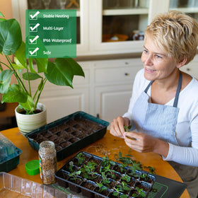 LOCONHA Seedling Heat Mat warms plant roots for healthy growth