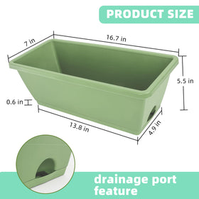 Loconha planter featuring bottom water inlets for direct, clean watering.