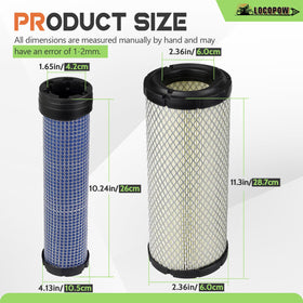 LOCOPOW Kohler inner air filter helps maintain clean intake air